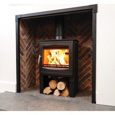 Mourne Eco 5 Wide Stove with log Store
